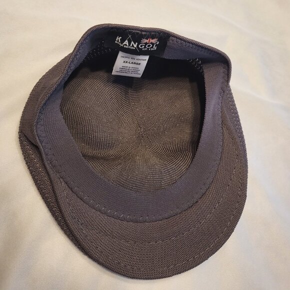 Kangol Newsboy Hat Men’s Size XXL Gray Tropic 504 Ventair 0290BC Cap - Picture 5 of 12